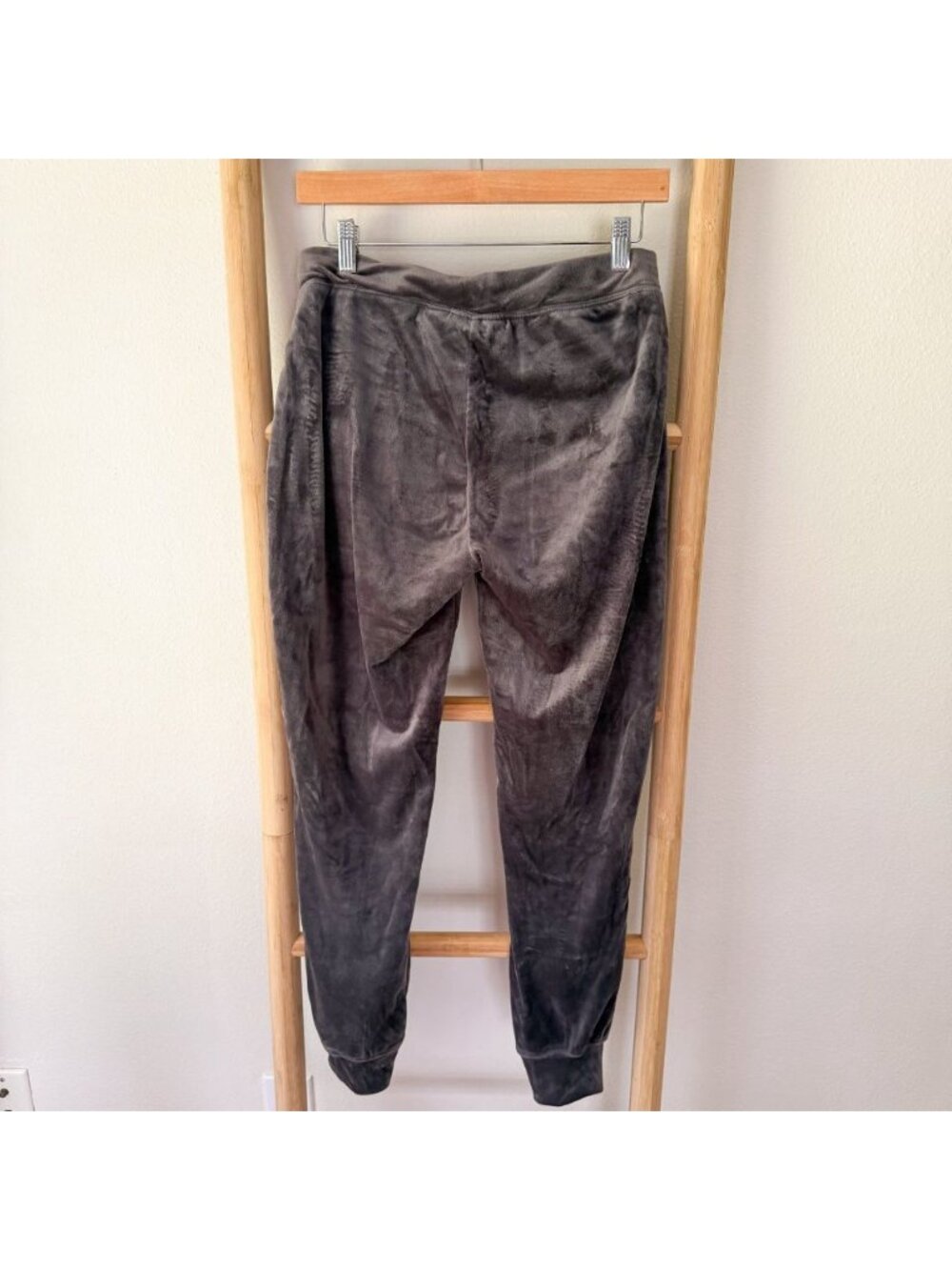 House of Harlow 1960 Velour Jogger Pants Gray Lounge Casual Size S - Picture 5 of 8